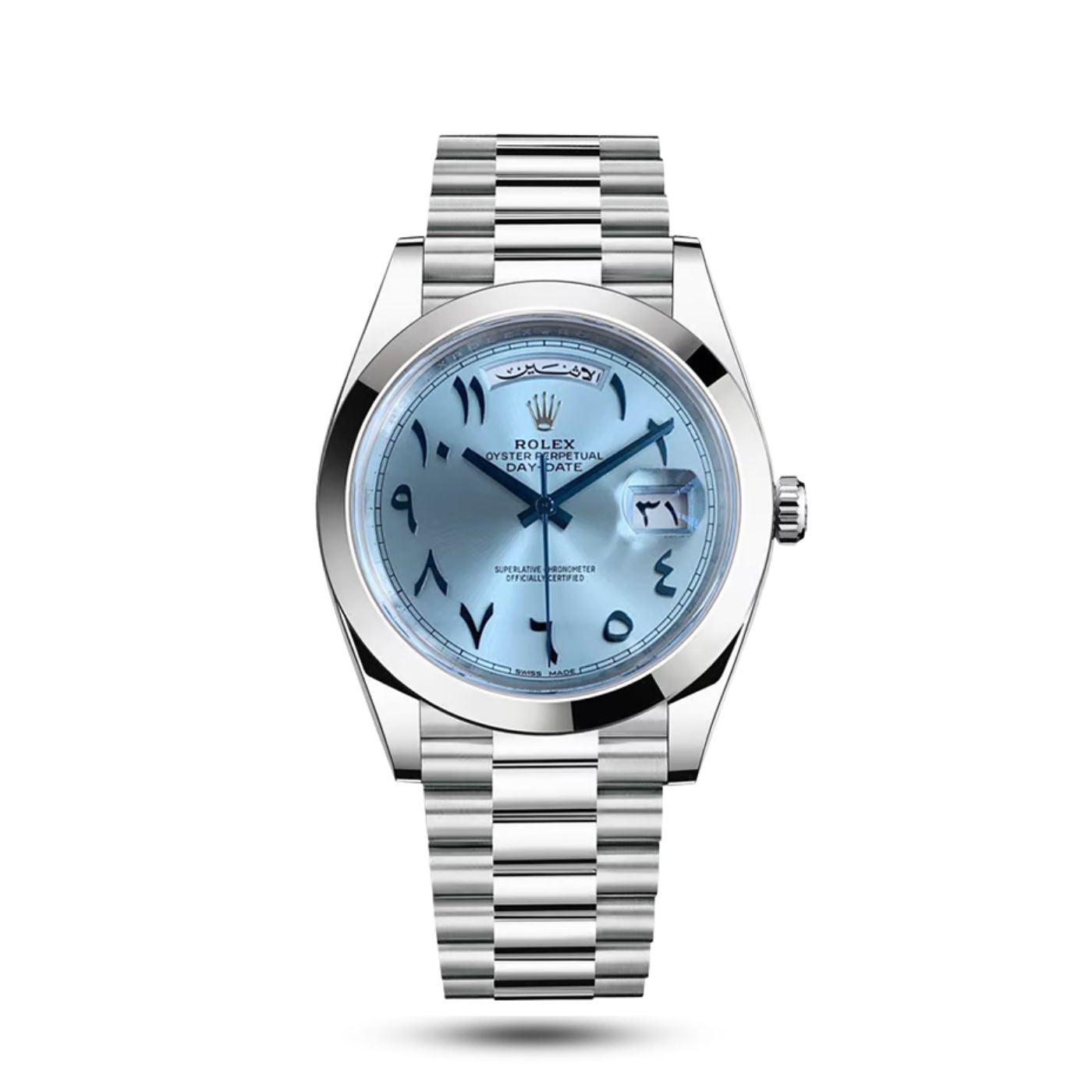 Rolex Day-Date Ice blue Hindu Arabic