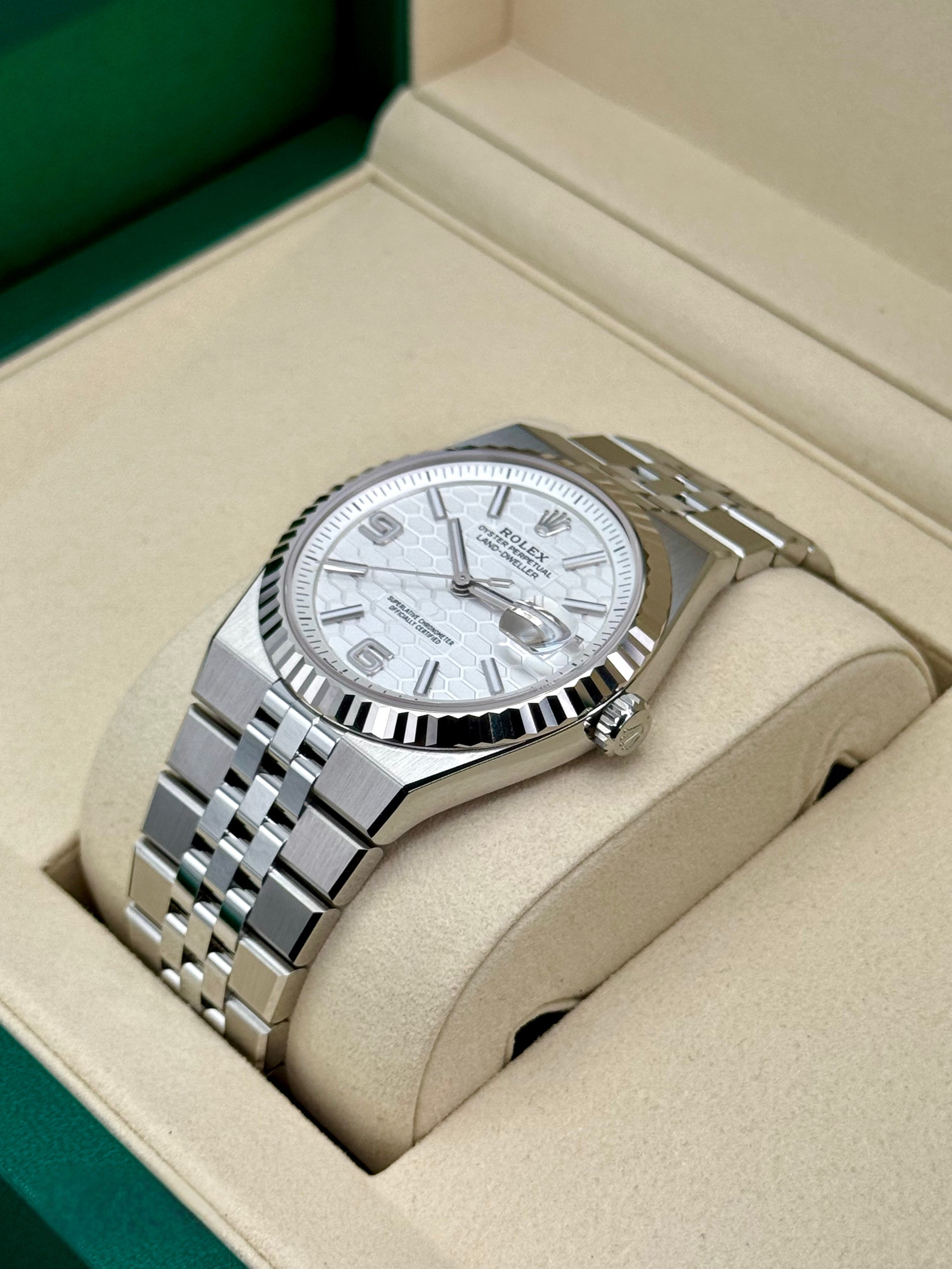 Rolex Land-Dweller Stainless Steel White (2025)