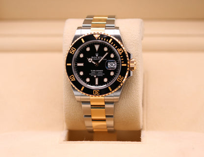 ROLEX SUBMARINER BLACK AND GOLD