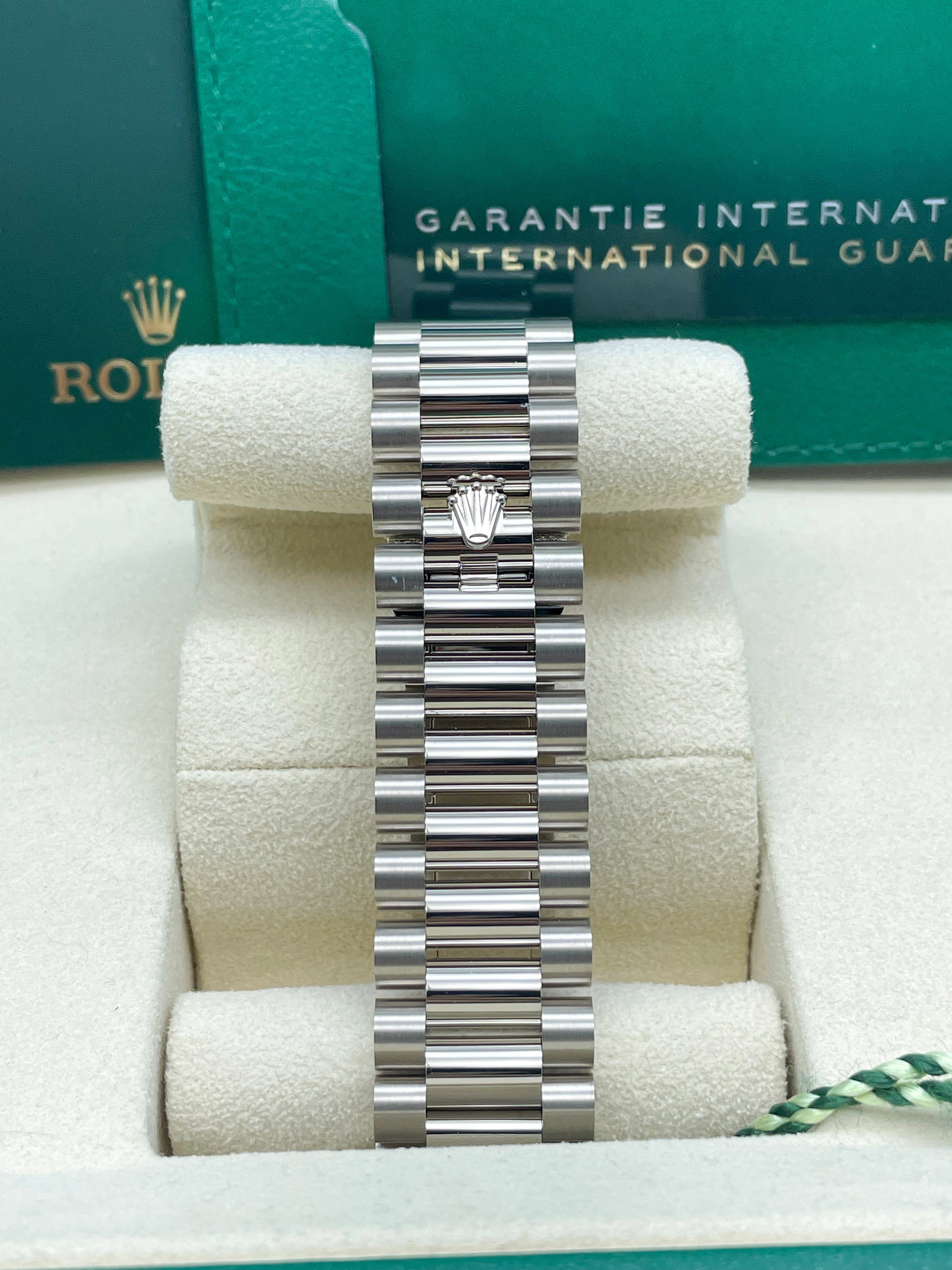Rolex Day-Date White Gold Blue
