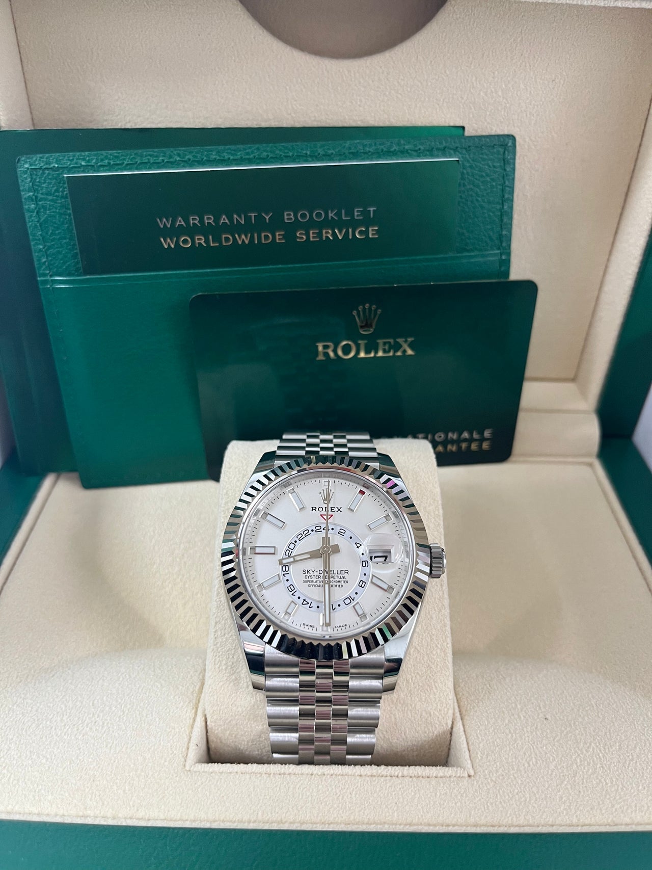 Sky Dweller Blanc Jubilee 40 mm