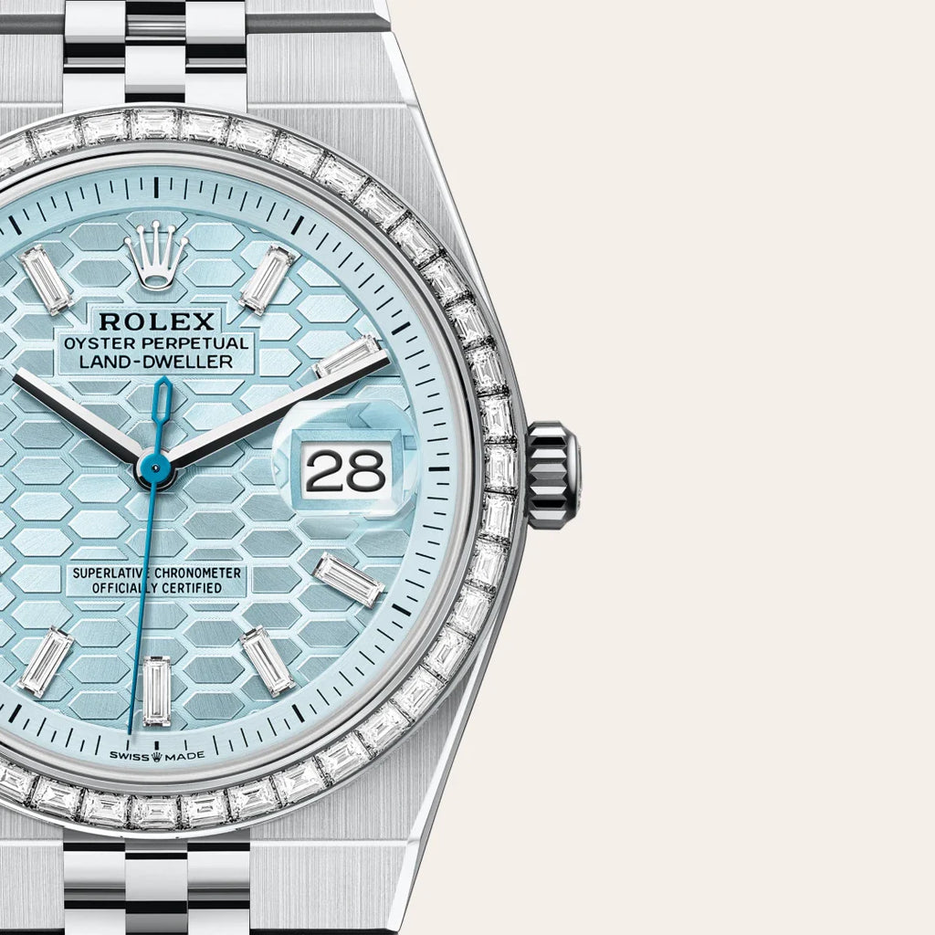 Rolex land-dweller blue