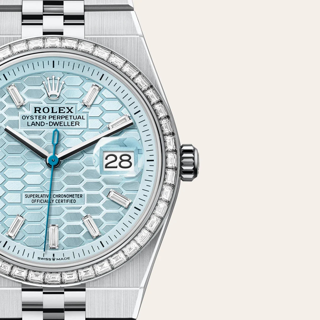 Rolex land-dweller blue