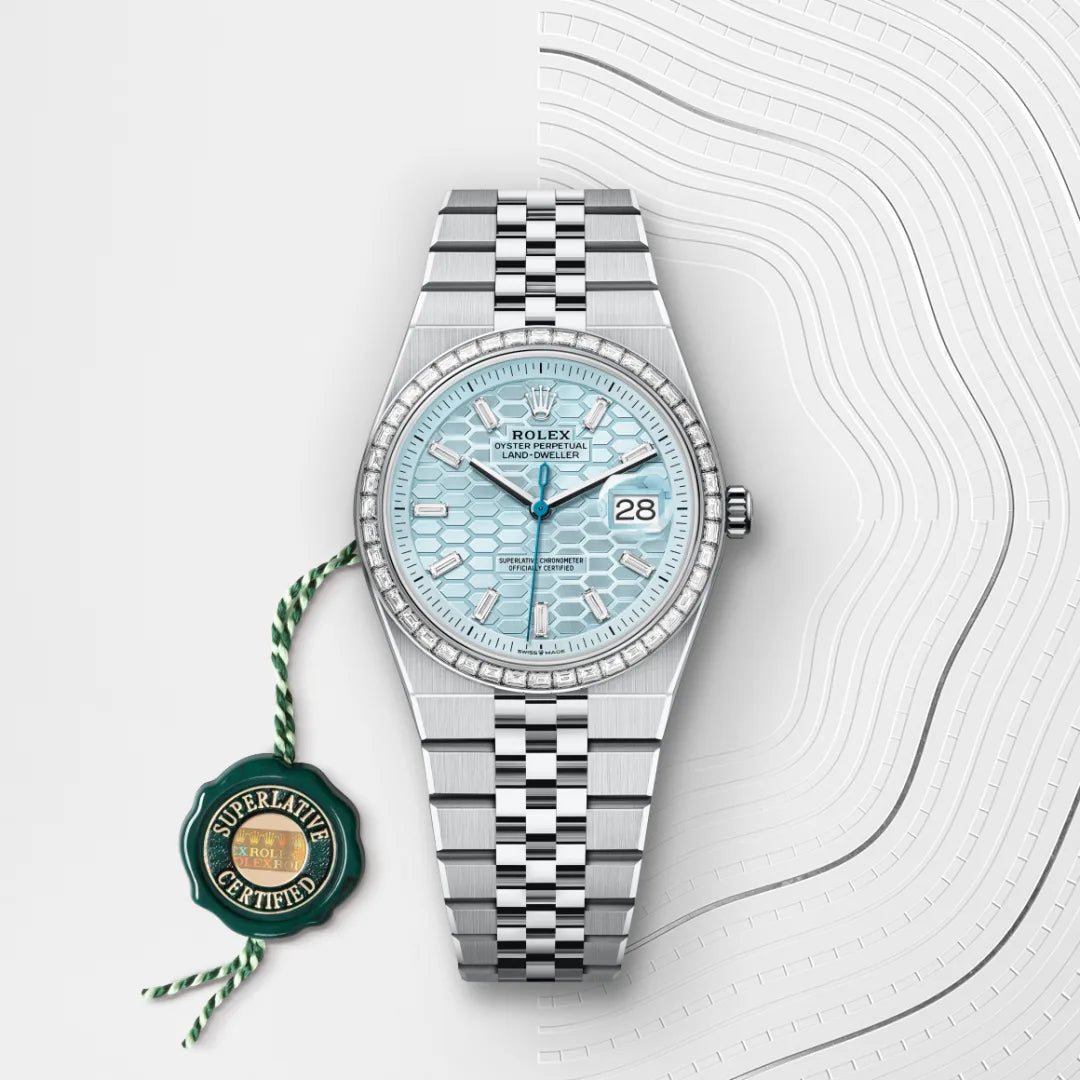 Rolex land-dweller blue