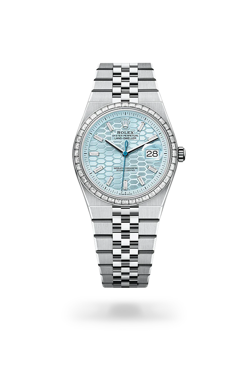 Rolex land-dweller blue
