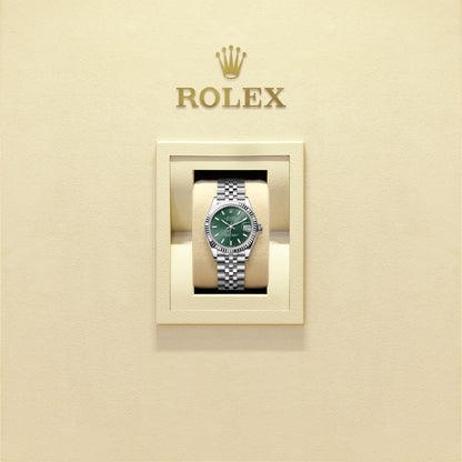 Datejust Vert acier Oystersteel et gris Femme