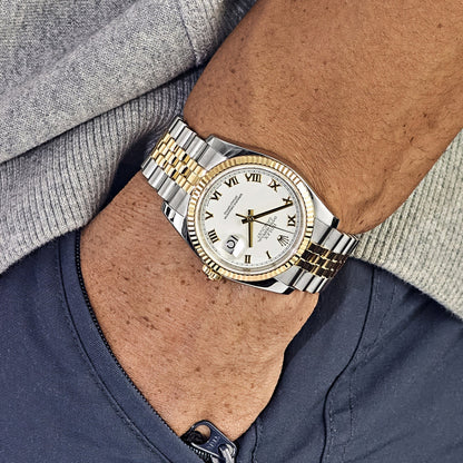 Rolex Datejust 36 White Roman