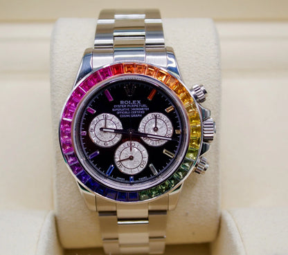 Rolex  Daytona Rainbow gris
